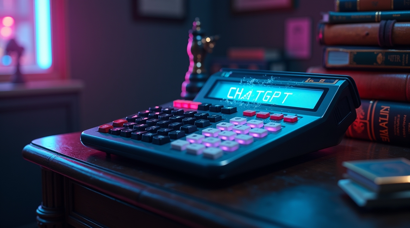 ChatGPT sur calculatrice