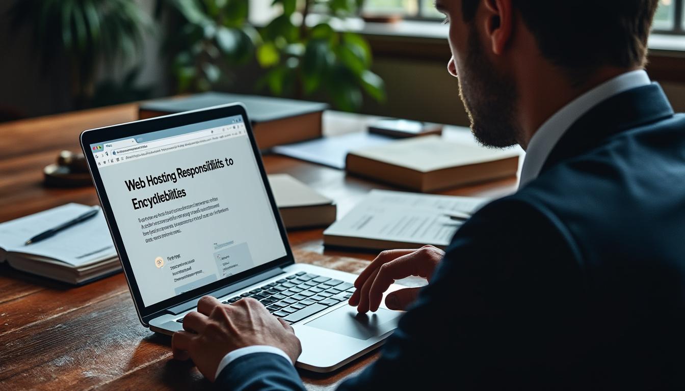 découvrez les obligations légales auxquelles un hébergeur de site web doit se conformer en france. comprenez la responsabilité des hébergeurs, les limites de leur rôle, et les points clés à connaître pour être en règle avec la loi.