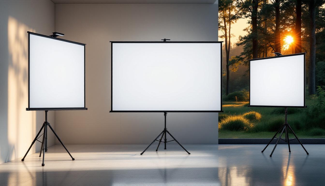 découvrez pourquoi les écrans de projection sur trépied sont parfaits pour des présentations professionnelles et mobiles, alliant praticité et qualité d'image.