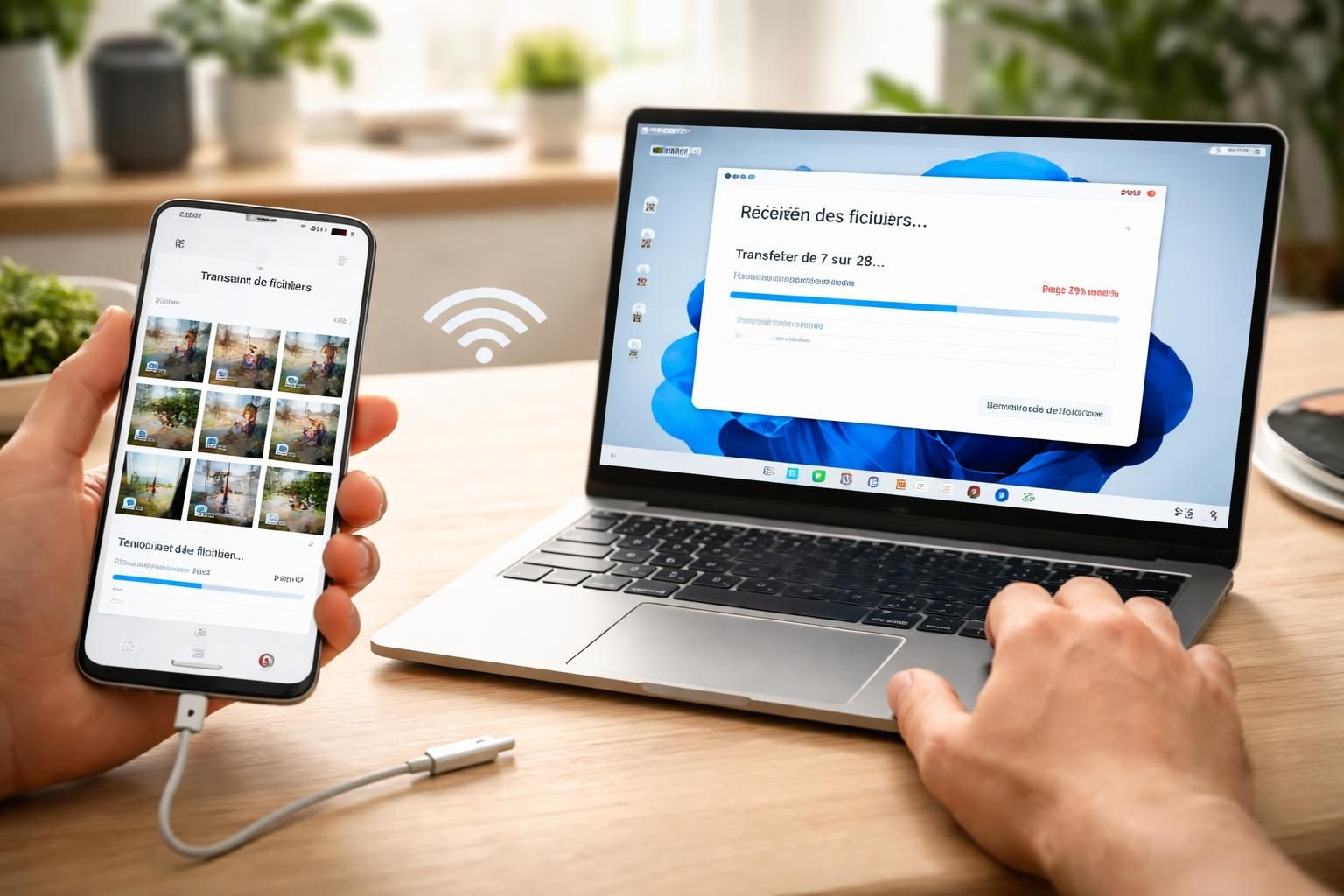 découvrez comment transférer facilement des photos de votre samsung à votre pc en wifi, tout en évitant les erreurs courantes pour un transfert rapide et sécurisé.