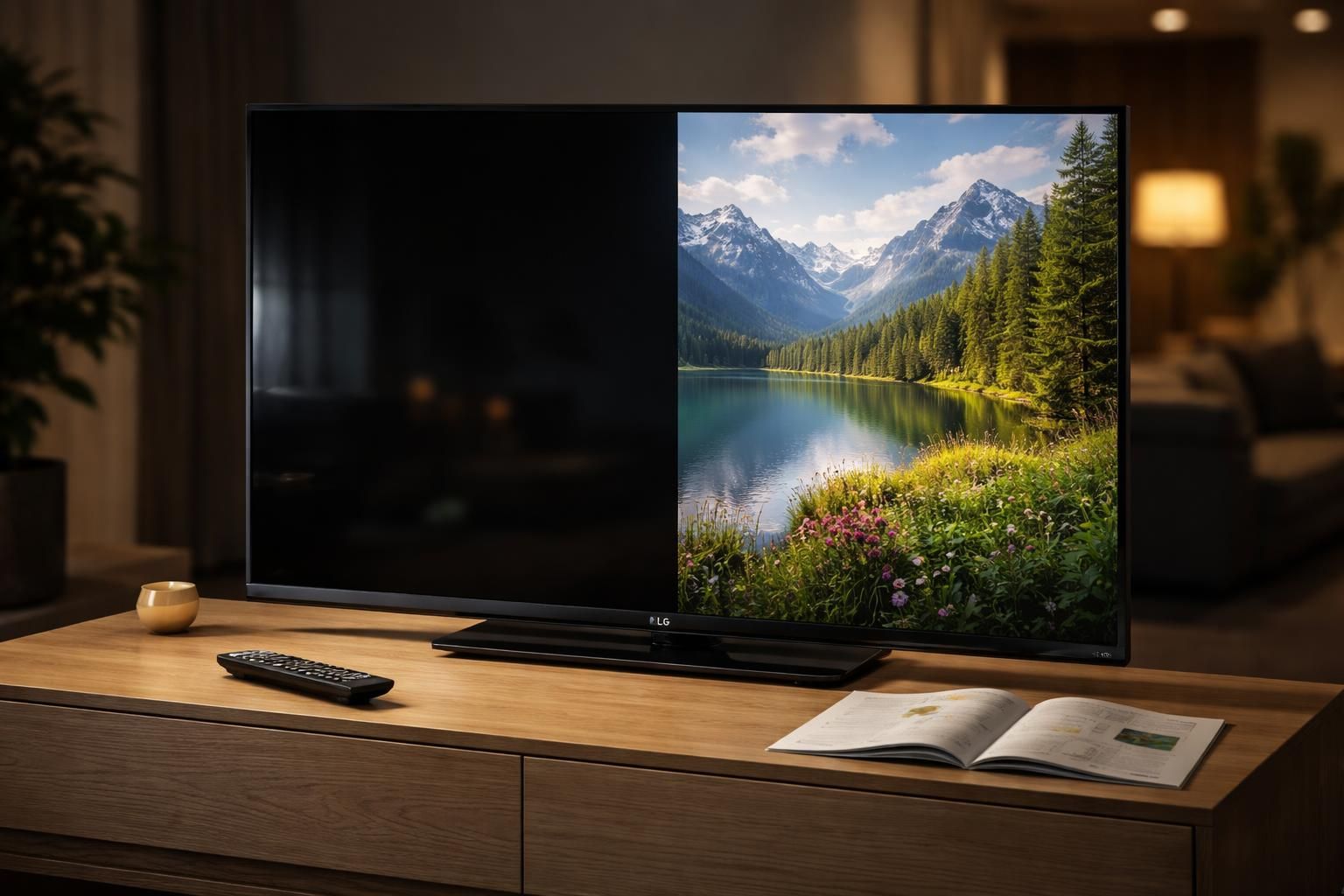 découvrez les causes possibles d'un écran à moitié sombre sur une tv lg et apprenez comment résoudre ce problème pour profiter pleinement de votre appareil.