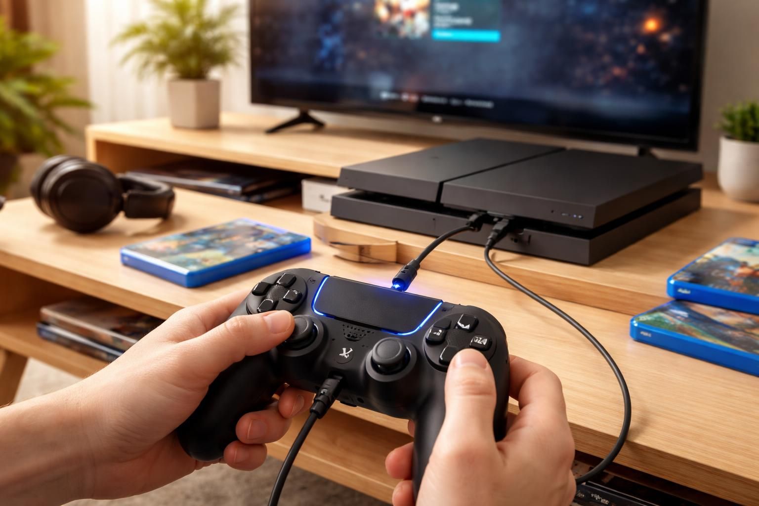 découvrez comment connecter facilement une manette ps5 à une console ps4 avec ce guide simple et rapide, étape par étape.