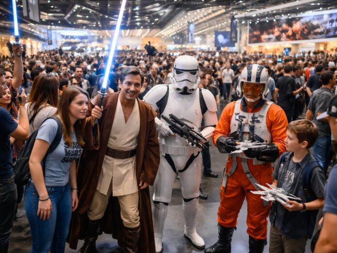 rencontrez vos héros préférés de star wars en personne lors de la prochaine convention, vivez une expérience inoubliable remplie de rencontres, d'animations et de surprises galactiques.