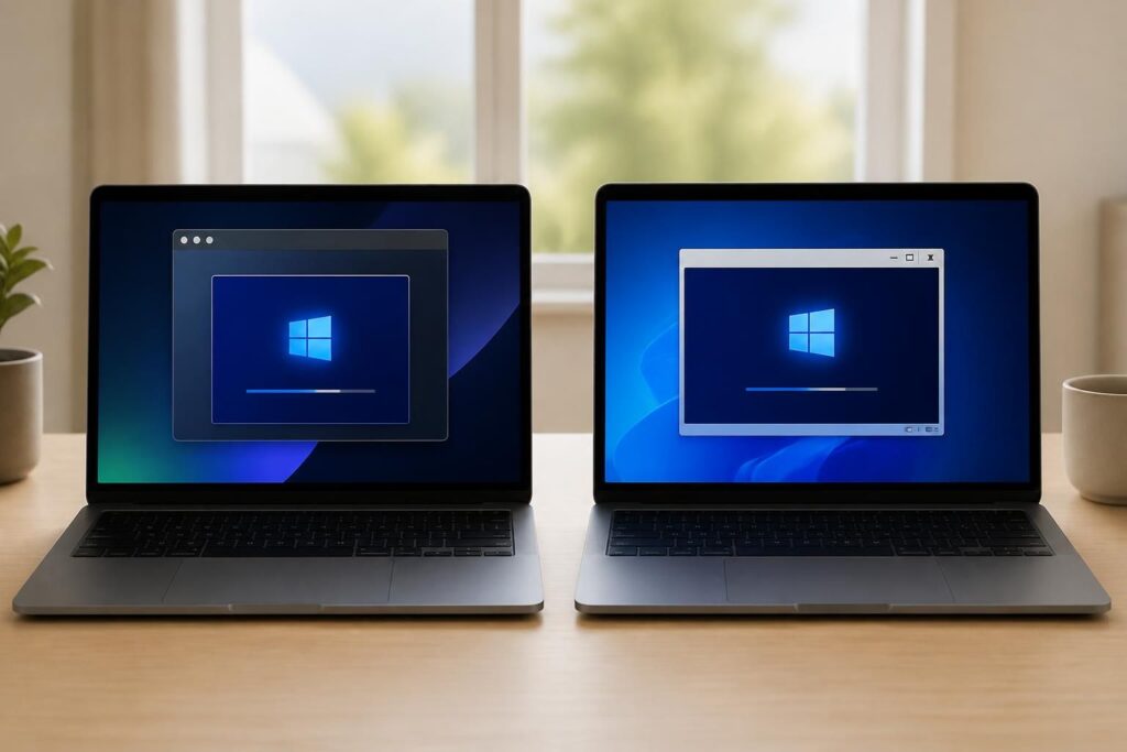 découvrez un comparatif détaillé entre l'installation de windows avec utm et virtualbox, afin d'optimiser votre expérience utilisateur et choisir la solution la mieux adaptée à vos besoins.