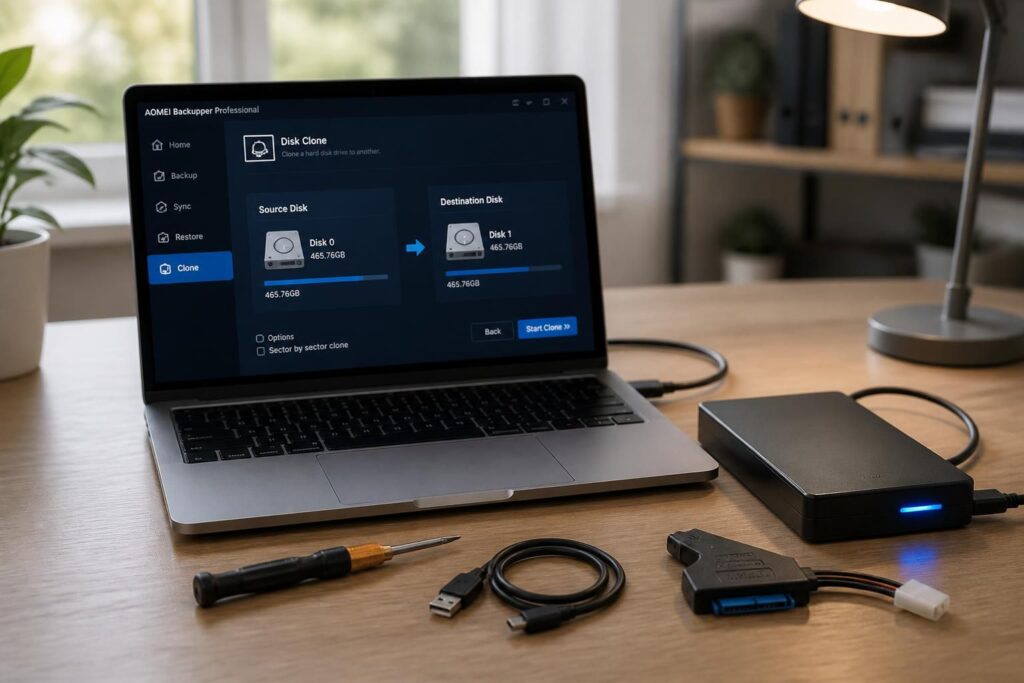 découvrez notre guide complet pour cloner un disque dur et migrer vos données efficacement, étape par étape, pour une transition sûre et rapide.